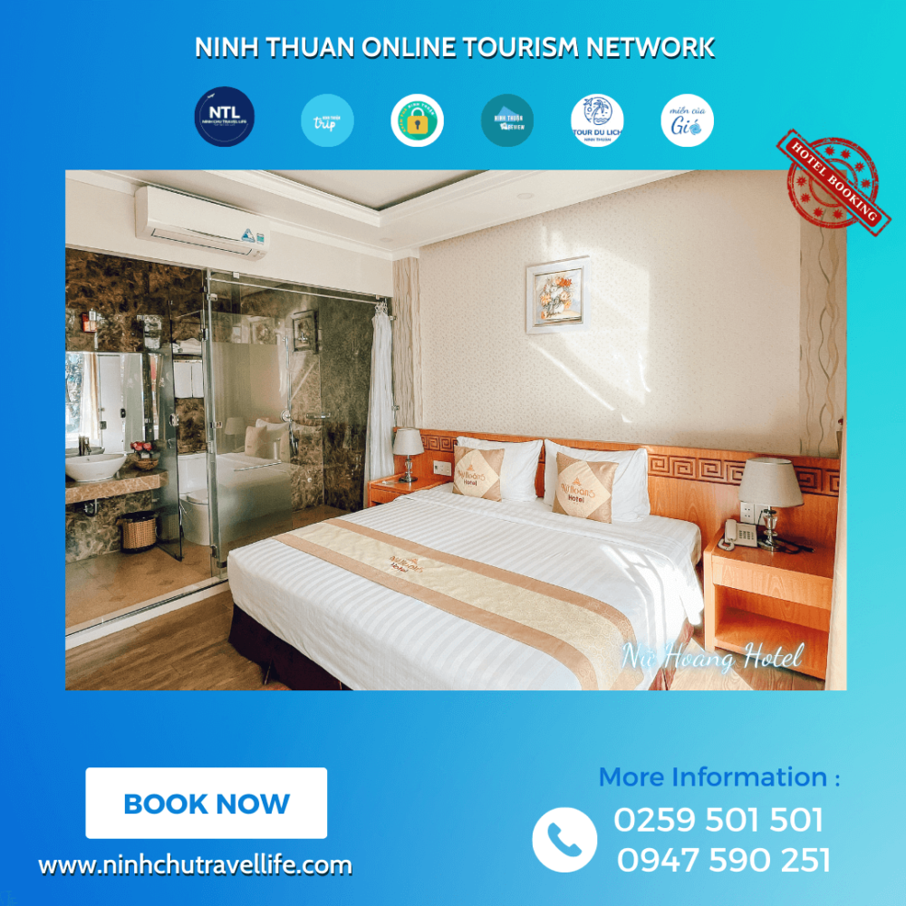 Đặt phòng khách sạn Nữ Hoàng Ninh Thuận giá tốt nhiều ưu đãi