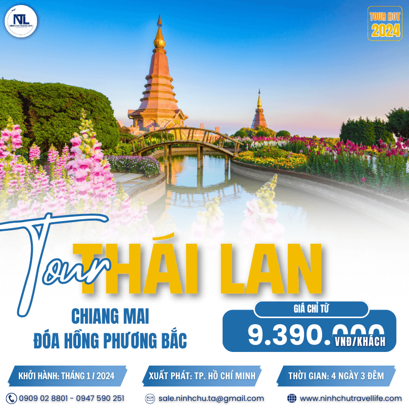 Tour Chiang Mai Thái Lan 4 ngày 3 đêm đáng trải nghiệm nhất