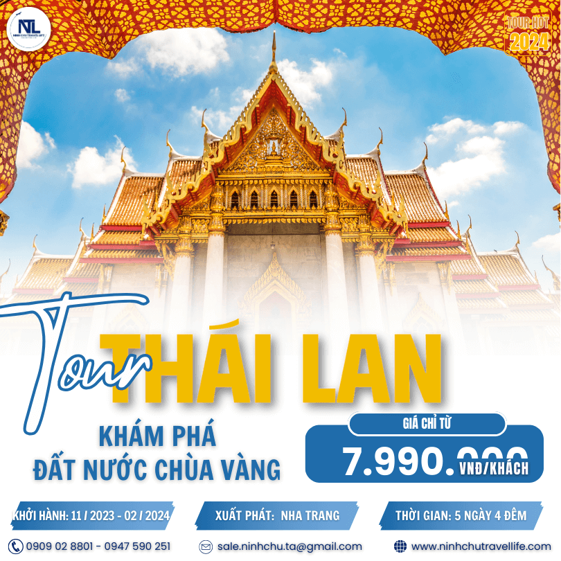 Tour Thái Lan 5 ngày 4 đêm từ Nha Trang đáng trải nghiệm nhất